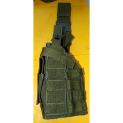 ARMEE AMERICAINE U.S : HOLSTER DE CUISSE BLACKHAWK POUR GAUCHER  , EN FONCTION AUSSI DANS L'ARMEE FR