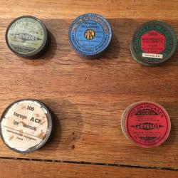 boites d'amorces collections d'&eacute;poque