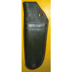 ETUI EN CUIR POUR PROTECTION EMBOUCHURE DU FUSIL DE L'ARMEE DE TERRE DE L'ARMEE FRANCAISE,  PERIODE