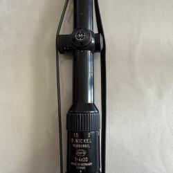 Lunette de Battue ou Aproche de marque  B.Nickel Marburg L  / 1-4x20