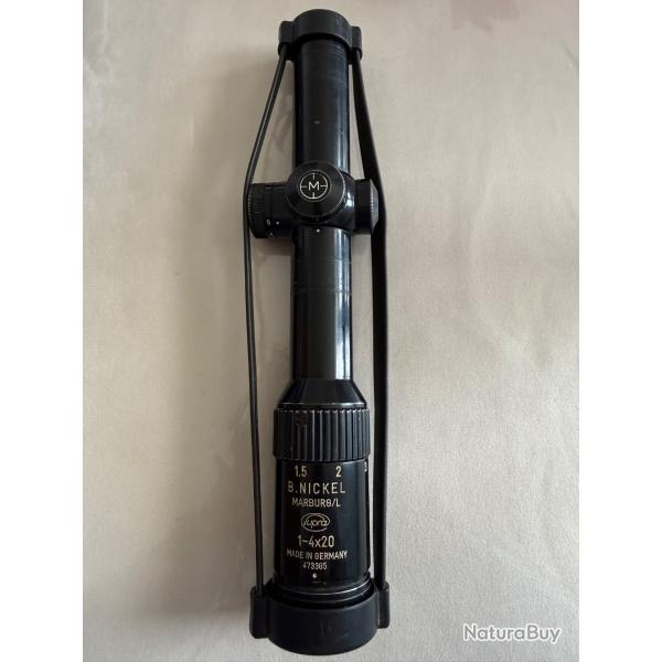 Lunette de Battue ou Aproche de marque  B.Nickel Marburg L  / 1-4x20