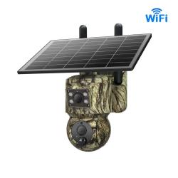 Camera Surveillance 4G PTZ Double Objectif Vision Nocturne Couleurs 2K Solaire IP66