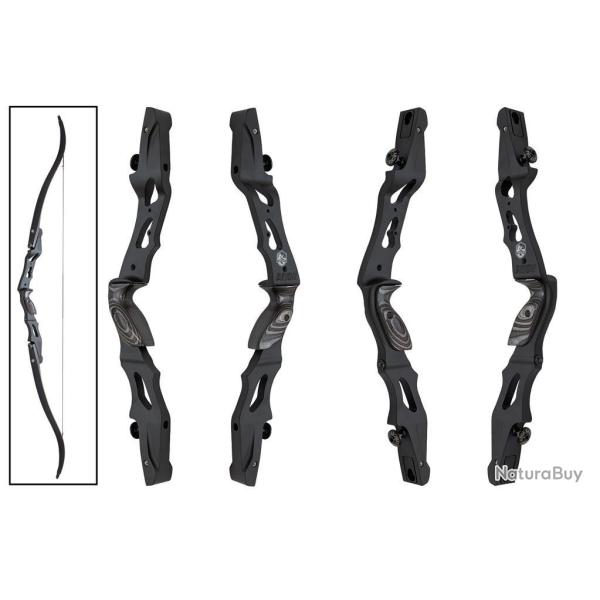 Poign�e recurve Oak Ridge Bryon ILF RH 21" Matt black anodized