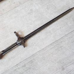 Rare ba&iuml;onnette de cycliste raccourcie, pour fusil cadet