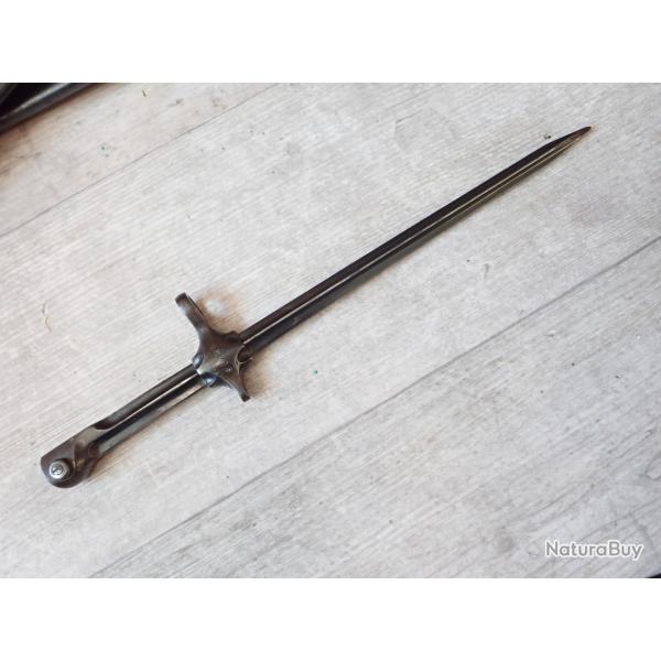 Rare ba�onnette de cycliste raccourcie, pour fusil cadet