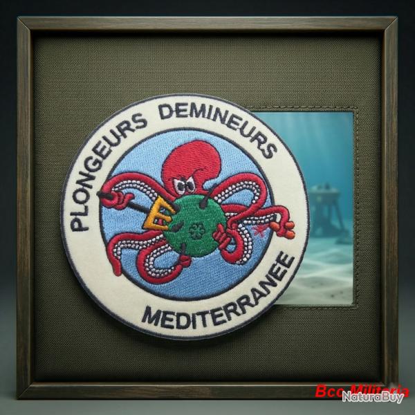 Plongeurs d�mineurs m�diterran�e - 100 mm A coudre ou � coller au fer � repasser