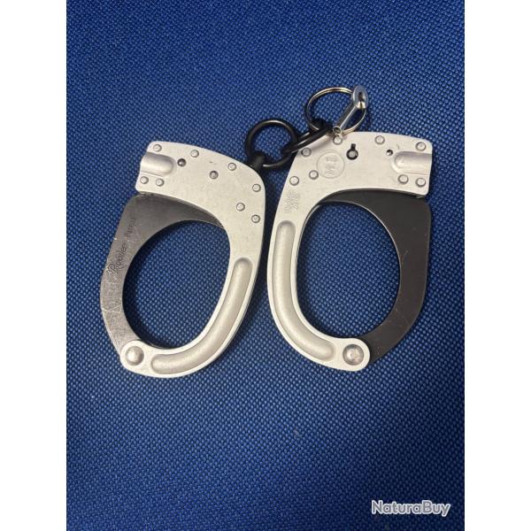 Menottes RIVOLIER double s�curit� mod�le 2018 avec cl� ronde