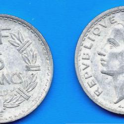 France 5 Francs 1947 B Lavriller Piece Franc Alu