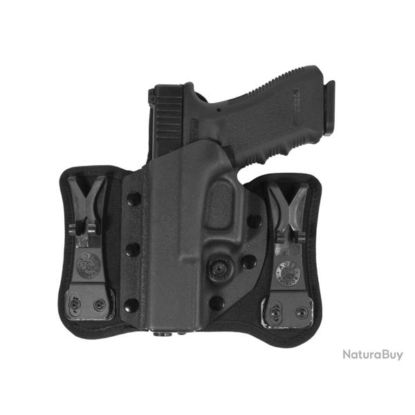 Holster gaucher Inside Flat IF804 noir pour GLOCK 17/22/31/37