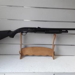 Fusil a pompe Mossberg MAVERICK cal.12/76 synth&eacute;tique noir can.61cm