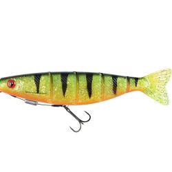 Leurre Souple Fox Rage Loaded Jointed Pro Shad 23cm 23cm Perch UV A l'unit&eacute; 74g