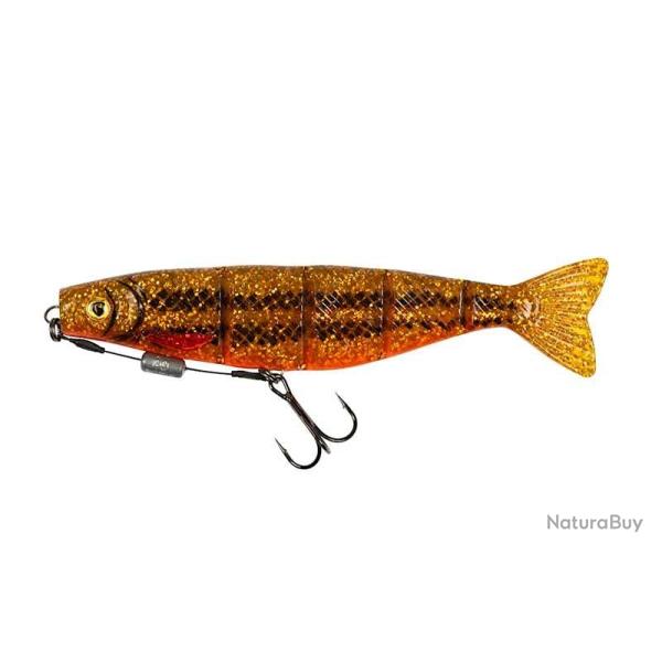 Leurre Souple Fox Rage Loaded Jointed Pro Shad 23cm 18cm 52g A l'unit� UV Goldie