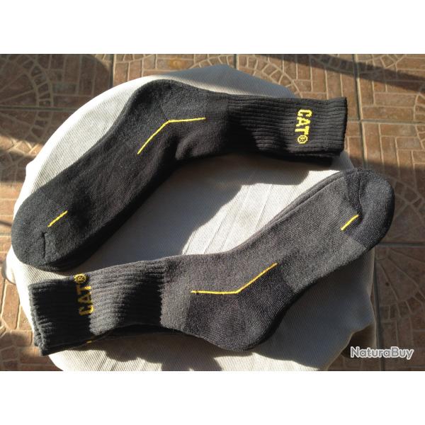 Lot de 6 paires de chaussettes de marque "CATERPILLAR" en taille 44-46.