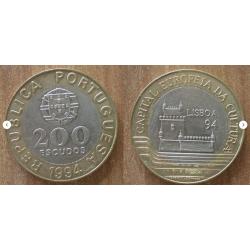 Portugal 200 escudos 1994 Piece