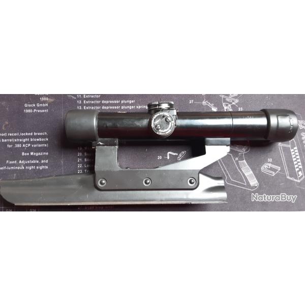 montage stanac pour Fal avec lunette militaire Hensoldt