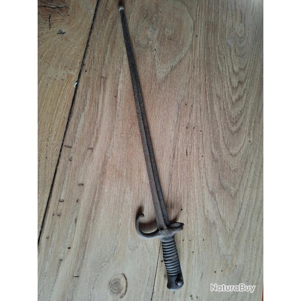 Baionnette scolaire type Chassepot