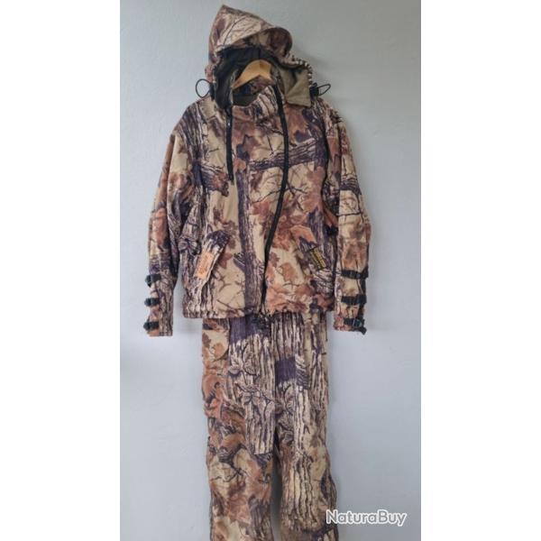Veste hiver camo chasse � l'arc