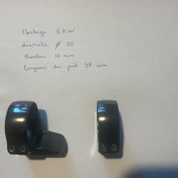 Colliers de montage eaw pivotant diam&egrave;tre 30