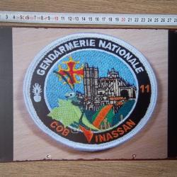 plaque communaut&eacute;s de brigades vinassan gendarmerie Aude