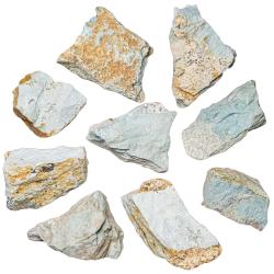 Pierres brutes opale bleue - 4 &agrave; 7 cm - Lot de 3