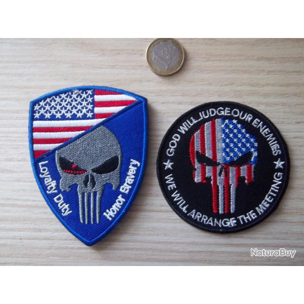 lot �cussons militaire moto biker insignes collection