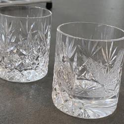 Edinburgh Crystal Whiskey Glasses verres &agrave; whisky lot de 2