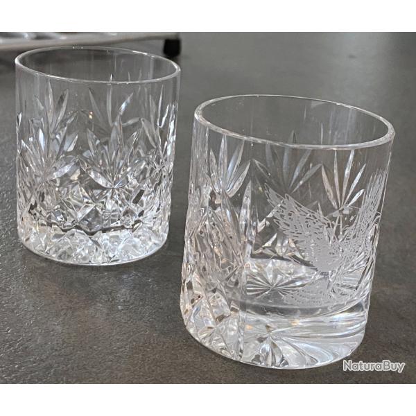 Edinburgh Crystal Whiskey Glasses verres � whisky lot de 2