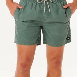 Short de Bain Homme Rip Curl "OFFSET WASHED VOLLEY" L Vert