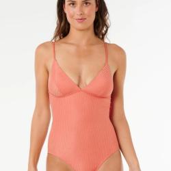 Maillot de Bain Femme 1 Pi&egrave;ce Rip Curl LUXE SURF GOOD ONE PIECE XL Rouge