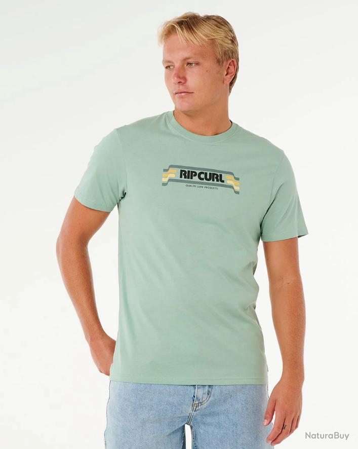 T-shirt Rip Curl Décontracté Revival Mumma Homme Blanc Vintage | Atmósfera Sport
