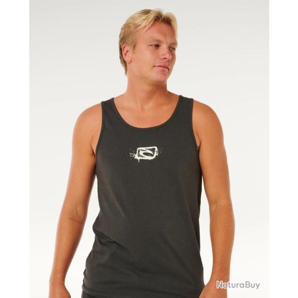 D�bardeur Homme Coton Rip Curl "MEDINA INNER VISIONS TANK" M Noir