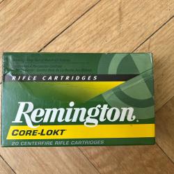 Boite munitions Remington 35 Whelen Core-Lokt 200gr