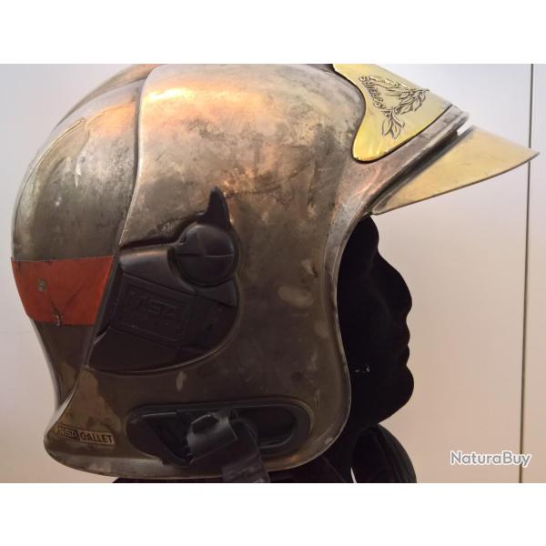 Casque d' intervention pompier F1 MSA Gallet