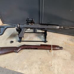 Carabine USM1 SAGINAW GENERAL MOTORS crosse CHOATE Para Tactical calibre .30 CARBINE excellent &eacute;tat