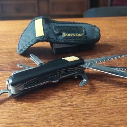Couteau multifonction DUNLOP 11 lames avec &eacute;tui