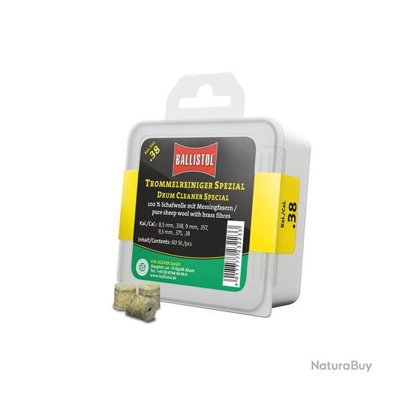 Tampons nettoyant en feutre Ballistol sp�cial cal 45