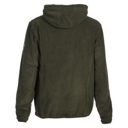 SWEATSHIRT POLAIRE A CAPUCHE PERCUSSION MARRON M