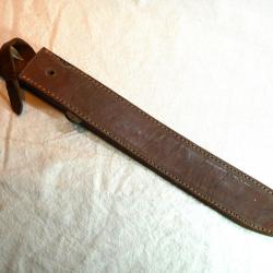 ARMEE FRANCAISE POILU WWI  rarissime fourreau couteau SERPENT de tranch&eacute;e - FTN25FOU001