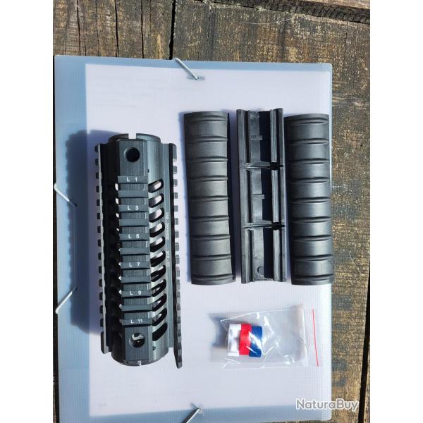 Garde main ar15 Fab defence alu 4 rail picatinny