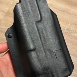 Holster TRB kydex pour Walther PDP PRO SD et lampe Olight PL TURBO Walkyrie