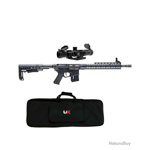 Pack Carabine HAMMERLI cal.22lr tac r1 avec Lunette VECTOR OPTICS mustang 1-4x30 sfp gen.II + housse