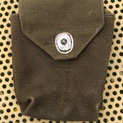 pouch POCHETTE RIGGER PARA US D.DAY WW2 repro  fabrication toile us d'&eacute;poque petite (1)