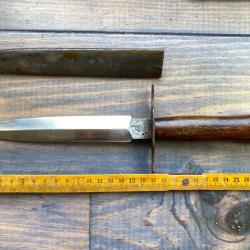 LE VENGEUR / MARQUAGE " ASTIER / PRODON" / POIGNARD TRANCH&Eacute;ES WW1 COUTEAU ANCIEN