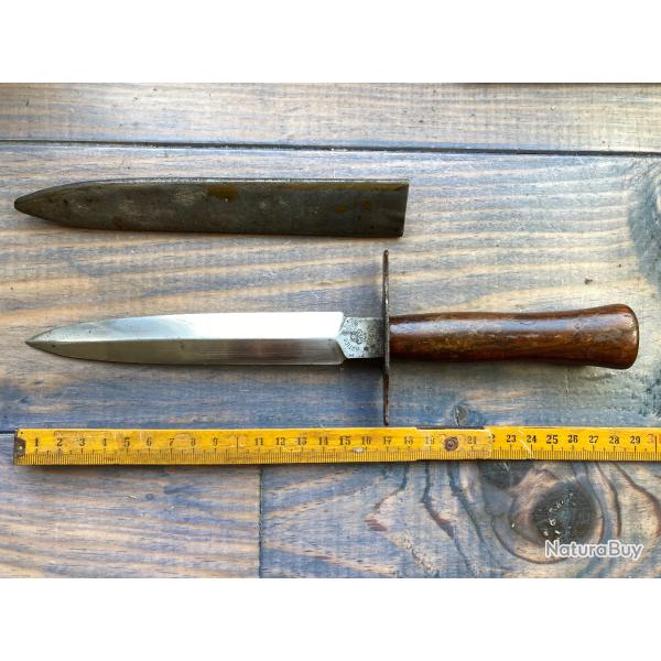 LE VENGEUR / MARQUAGE " ASTIER / PRODON" / POIGNARD TRANCH�ES WW1 COUTEAU ANCIEN