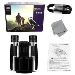 Jumelles 12x32 &Eacute;cran LCD Photo *Ench&egrave;re* Vid&eacute;o en Haute D&eacute;finition Observation Nature