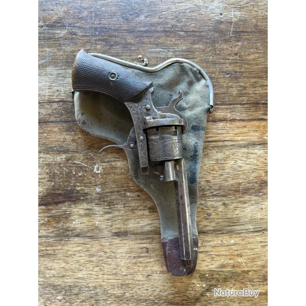 Revolver syst�me lefaucheux 7 mm