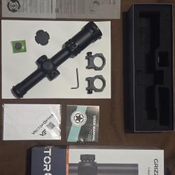 Lunette de Battue avec point lumineux 1-4x24- NEUF