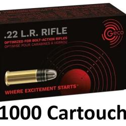 Cartouches GECO 22 LR  Rifle x 1000