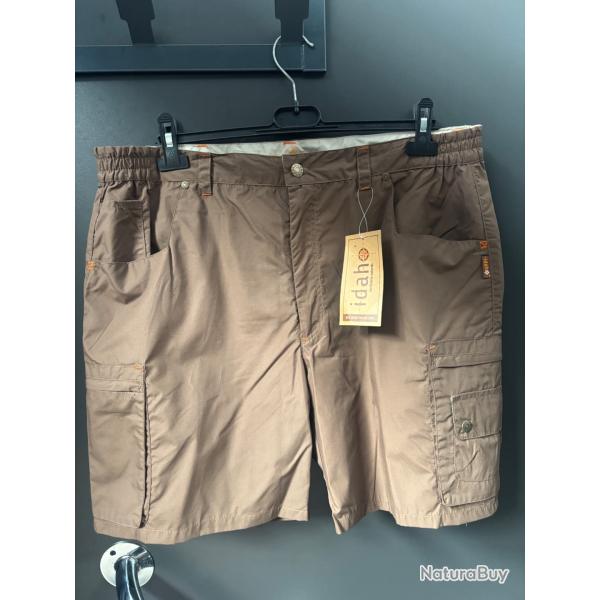 short IDAHO marron neuf taille 50 XXXL destockage chasse armurerie ench�re