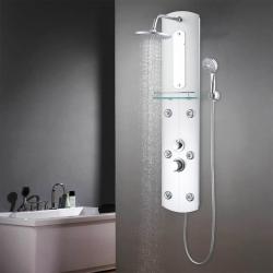 Panneau de douche 25 x 43 x 120 cm Argent&eacute;